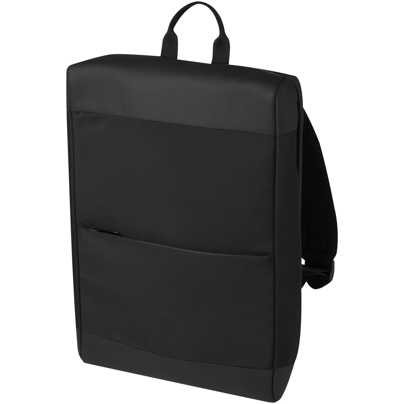 Rise 15.6" GRS recycled laptop backpack  Solid black 