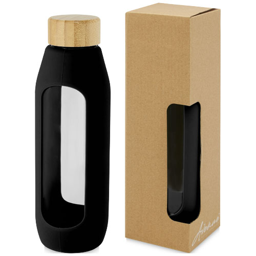 Tidan Butelka z borokrzemianowego szkła o pojemności 600 ml z silikonowym uchwytem (10066690)