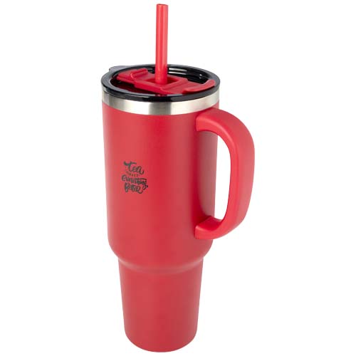 Sydney miedziany kubek próżniowy z podwójnymi ściankami, ze słomką, z certyfikatem RCS 1200 ml (10080221) Sydney miedziany kubek próżniowy z podwójnymi ściankami, ze słomką, z certyfikatem RCS 1200 ml (10080221)