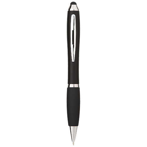 Nash Coloured Stylus Ballpoint Pen with Black Grip - Black
