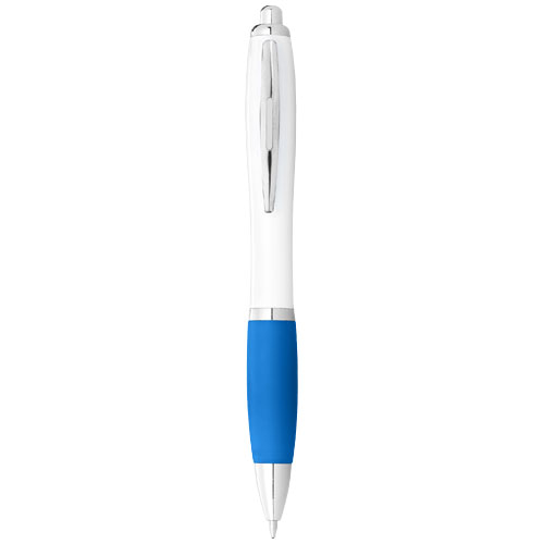Długopis Nash z białym korpusem i kolorwym uchwytem (10690006)