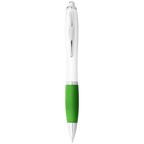 Długopis Nash z białym korpusem i kolorwym uchwytem (10690009)