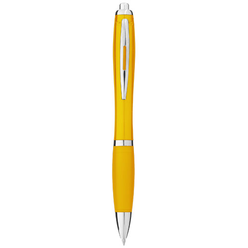 Długopis z kolorowym korpusem i uchwytem Nash (10707805)