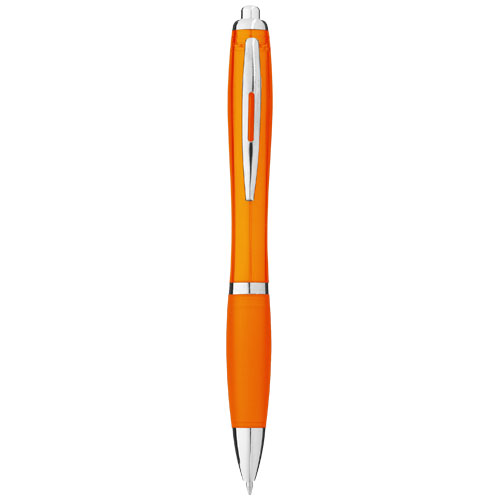Długopis z kolorowym korpusem i uchwytem Nash (10707806)