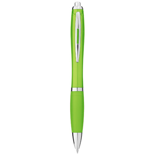 Długopis z kolorowym korpusem i uchwytem Nash (10707807)