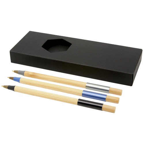 Kerf 3-częściowy zestaw bambusowych długopisów (10777990)