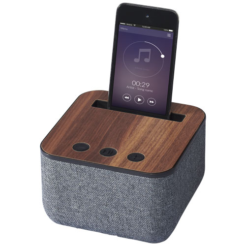 Materiałowo-drewniany głośnik Bluetooth® Shae (10831300)