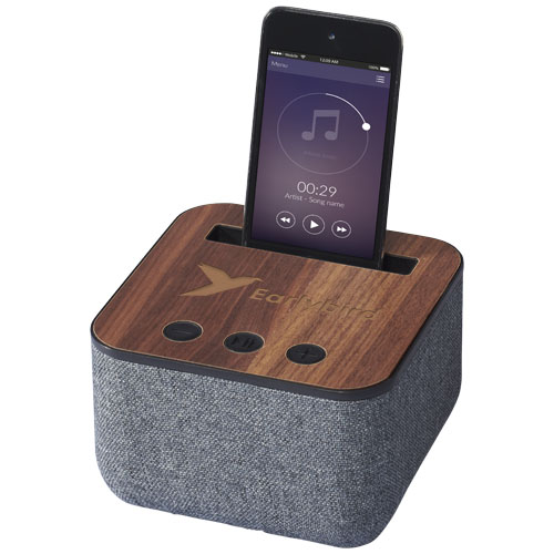 Speaker Bluetooth Shae in tessuto e legno