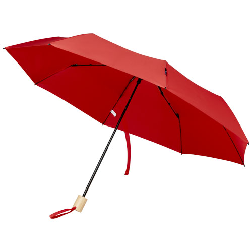 Składany wiatroodporny parasol 51 cm z PET z recyklingu Birgit (10914521)