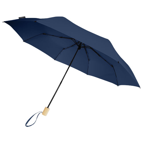 Składany wiatroodporny parasol 51 cm z PET z recyklingu Birgit (10914555)