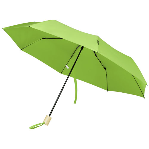 Składany wiatroodporny parasol 51 cm z PET z recyklingu Birgit (10914563)
