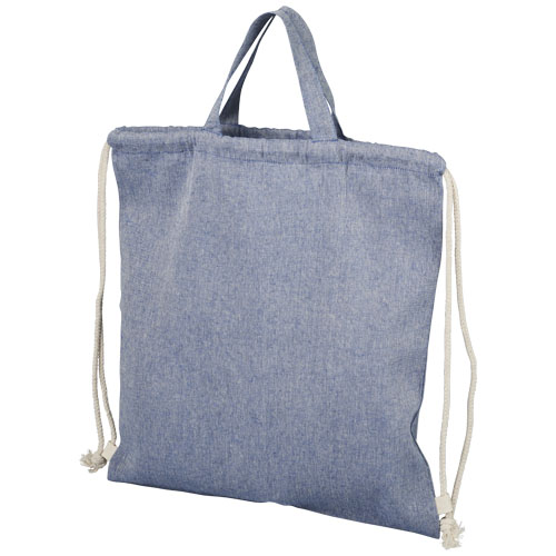 Plecak Pheebs z bawełnianym sznurkiem ściągającym z recyklingu o gramaturze 150 g/m² (12045902)