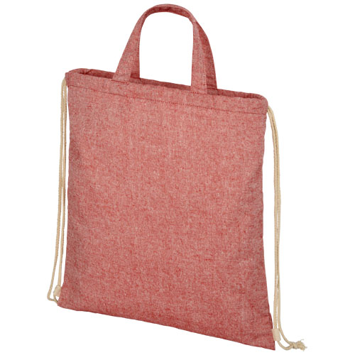 Plecak Pheebs z bawełnianym sznurkiem ściągającym z recyklingu o gramaturze 210 g/m² (12046091)