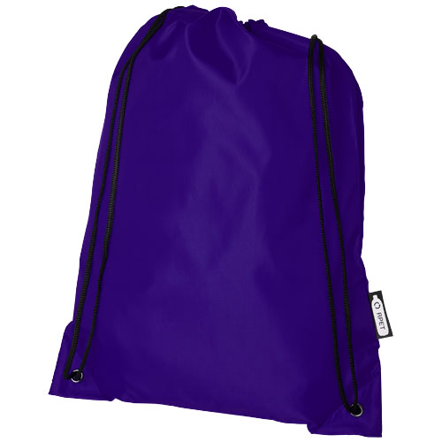 Plecak Oriole ze sznurkiem ściągającym z recyklowanego plastiku PET (12046137)