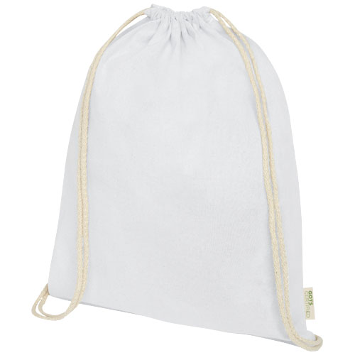 Orissa  plecak ściągany sznurkiem z bawełny organicznej z certyfikatem GOTS o gramaturze 100 g/m² (12049001)