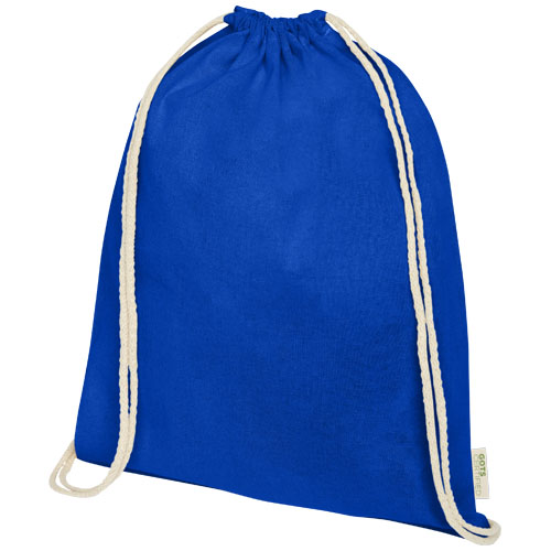 Orissa  plecak ściągany sznurkiem z bawełny organicznej z certyfikatem GOTS o gramaturze 100 g/m² (12049053)