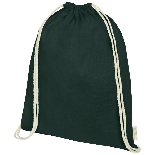 Orissa  plecak ściągany sznurkiem z bawełny organicznej z certyfikatem GOTS o gramaturze 100 g/m² (12049064)