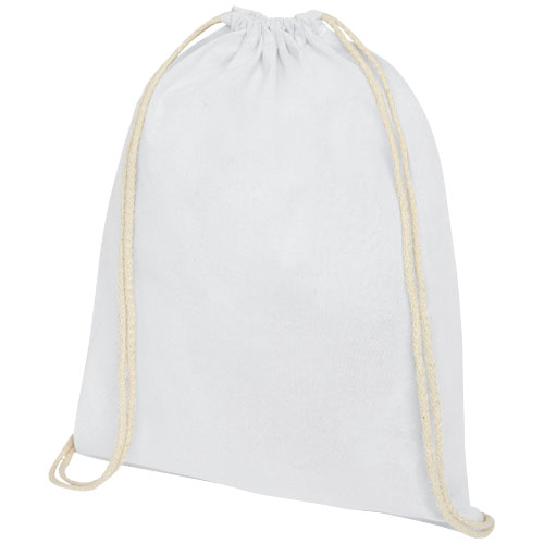 Plecak Oregon wykonany z bawełny o gramaturze 140 g/m² ze sznurkiem ściągającym (12057501)