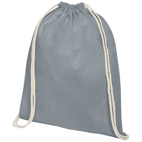 Plecak Oregon wykonany z bawełny o gramaturze 140 g/m² ze sznurkiem ściągającym (12057582)