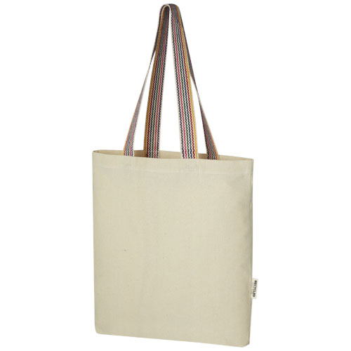 Rainbow torba na zakupy o pojemności 5 l z bawełny z recyklingu o gramaturze 180 g/m² (12064206)