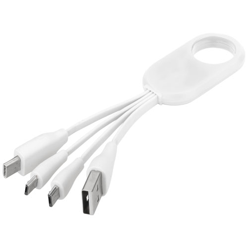 Kabel do ładowania z końcówką USB typu C 4w1 Troup (13421401)