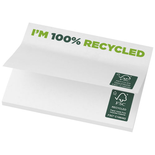 Karteczki samoprzylepne z recyklingu o wymiarach 100 x 75 mm Sticky-Mate® (21287012)