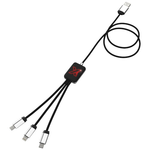 Kabel z podświetlonym logo 3w1 - SCX.design C17 (2PX00321)