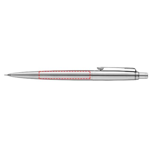 mechanical pencil barrel print location
