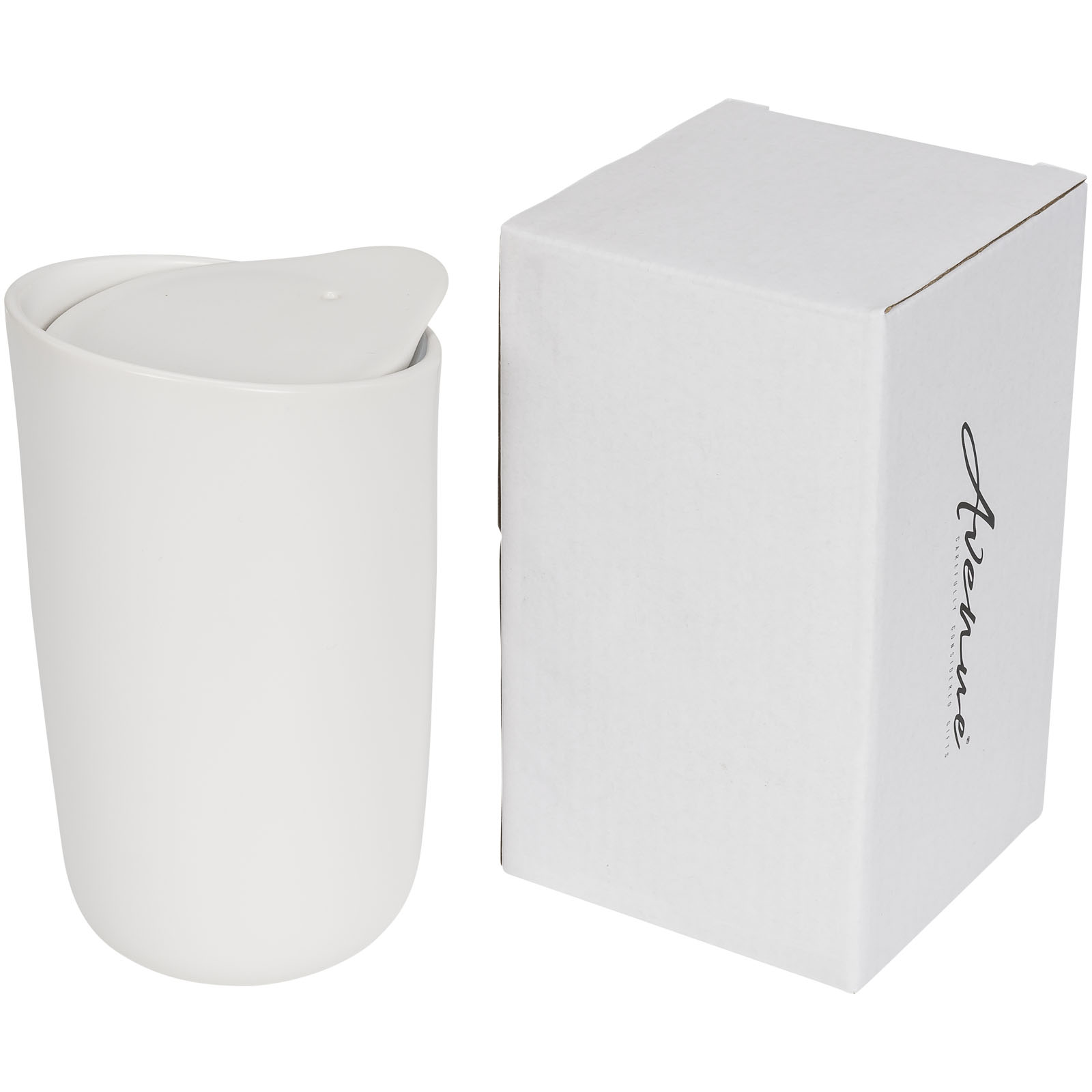 Mugs pour voyager - Gobelet en céramique à double paroi de 410ml Mysa