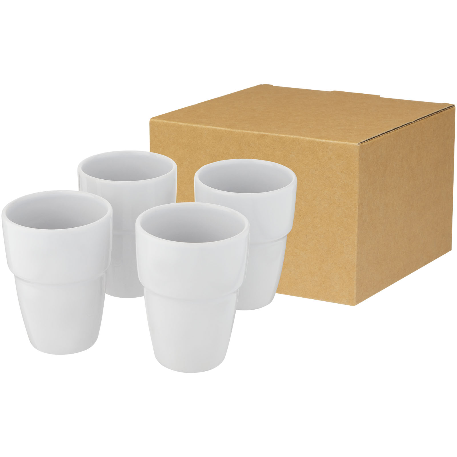 Coffret cadeau - Coffret cadeau Staki de 4 mugs empilables 280 ml
