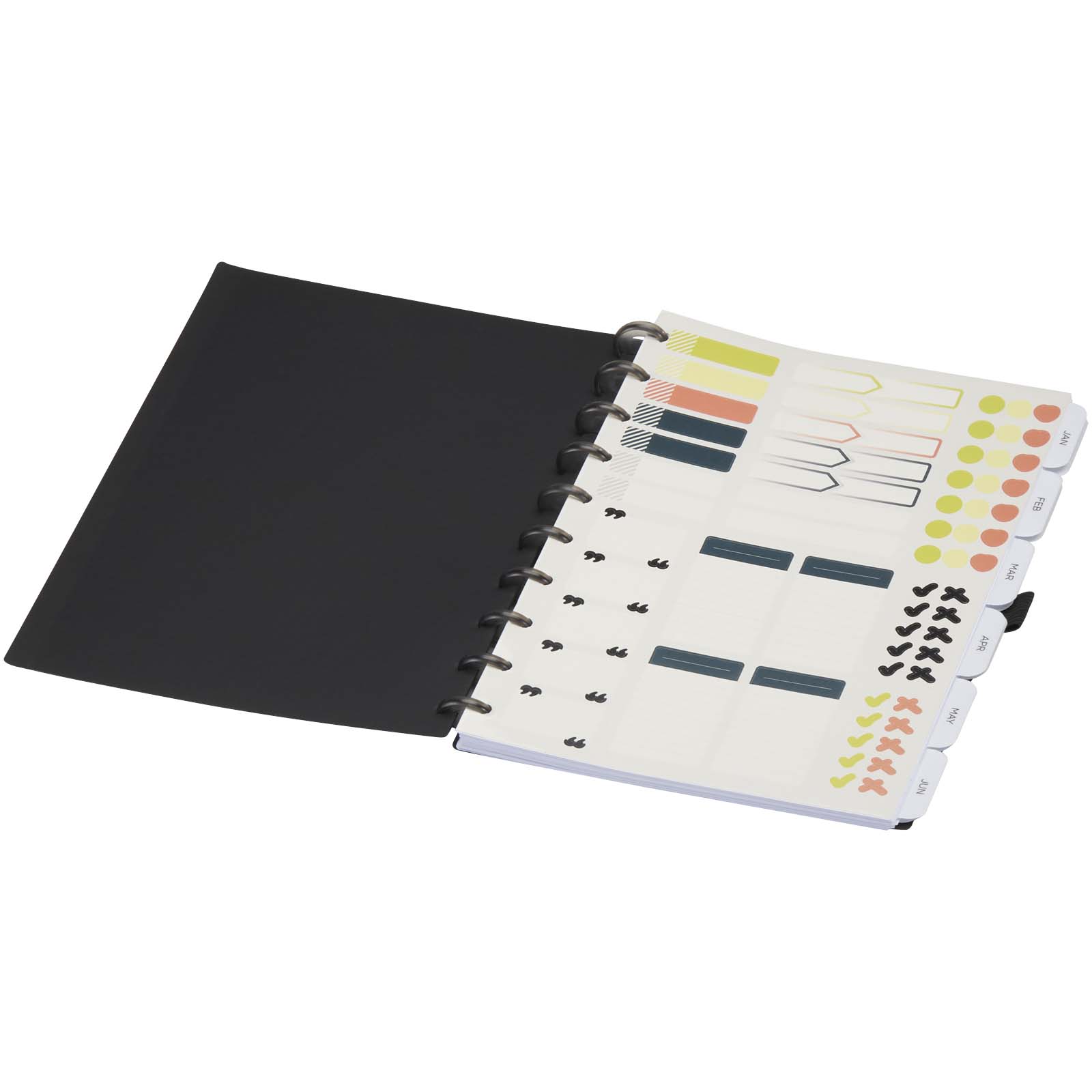 Agenda SMART avec couverture souple et système à disques