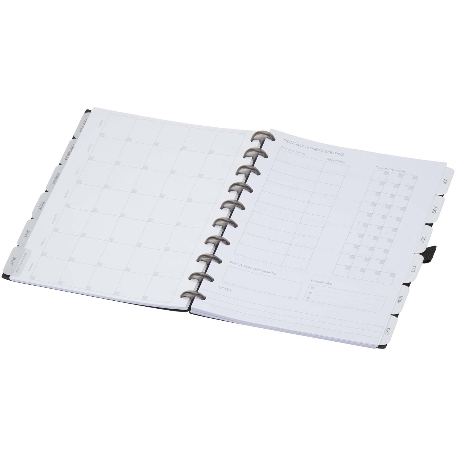 Agenda SMART avec couverture souple et système à disques