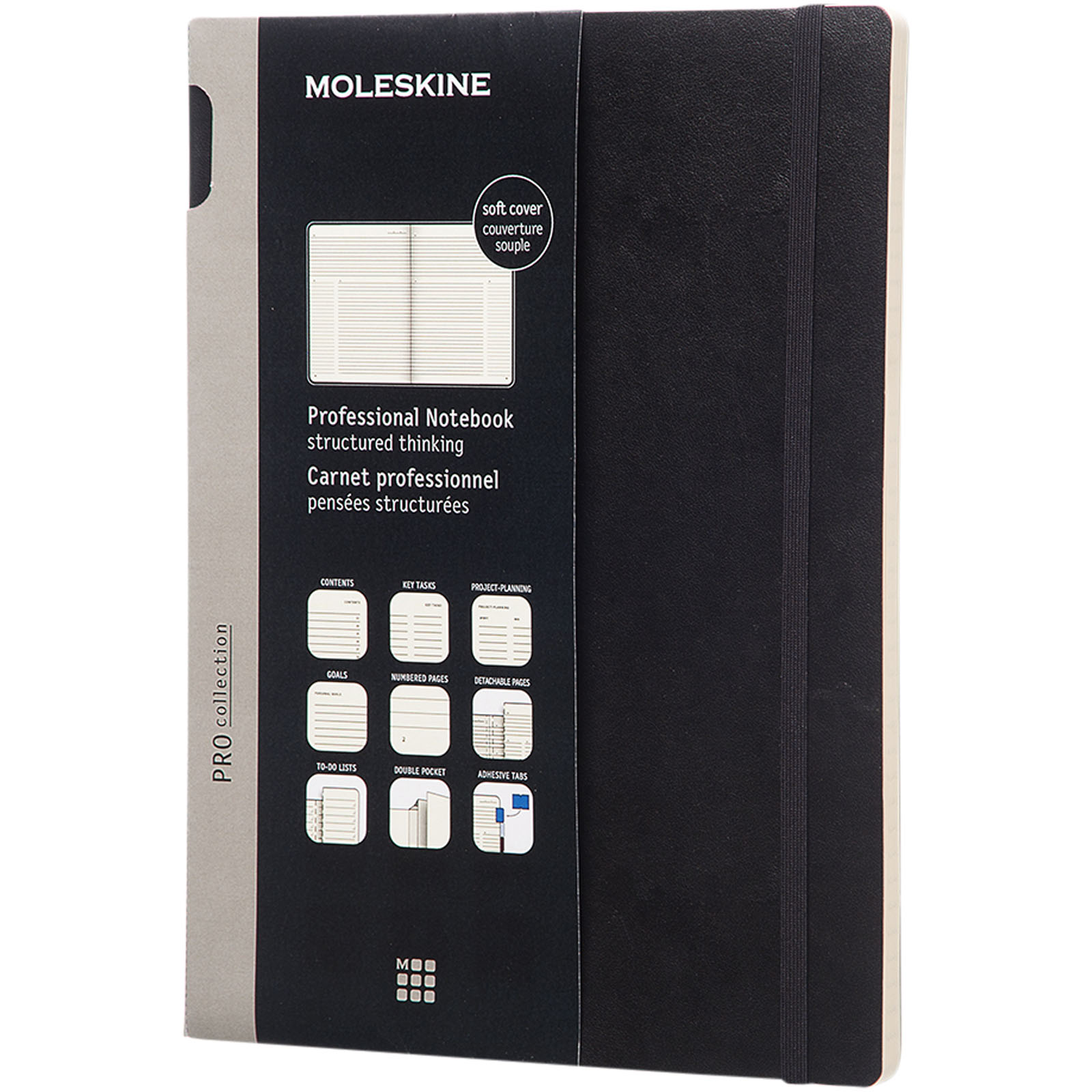Moleskine Pro notesbog XL softcover