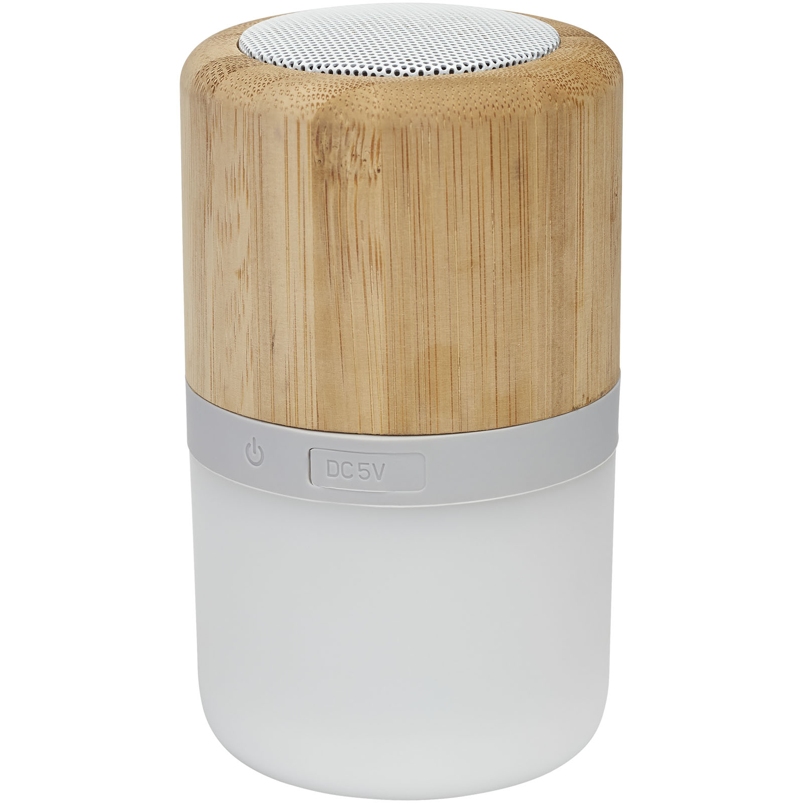 Aurea Bluetooth®-højttaler af bambus med lys 