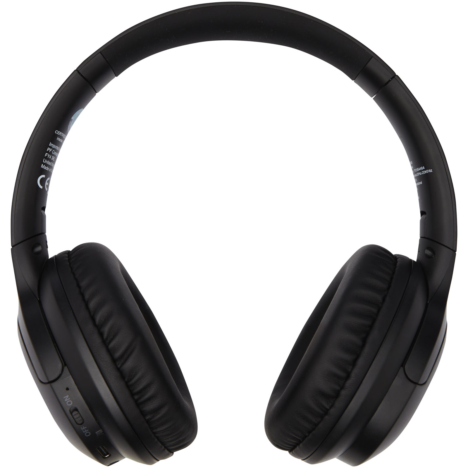 Audífonos Bluetooth* con cable reflejante y auriculares rubber