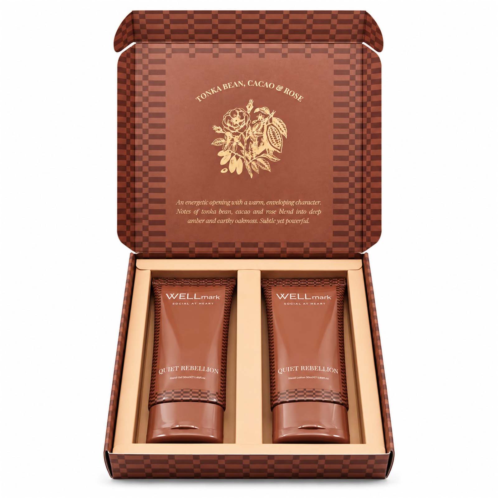 Wellmark Quite Rebellion gaveæske med 70 ml håndsæbe og 70 ml håndcreme