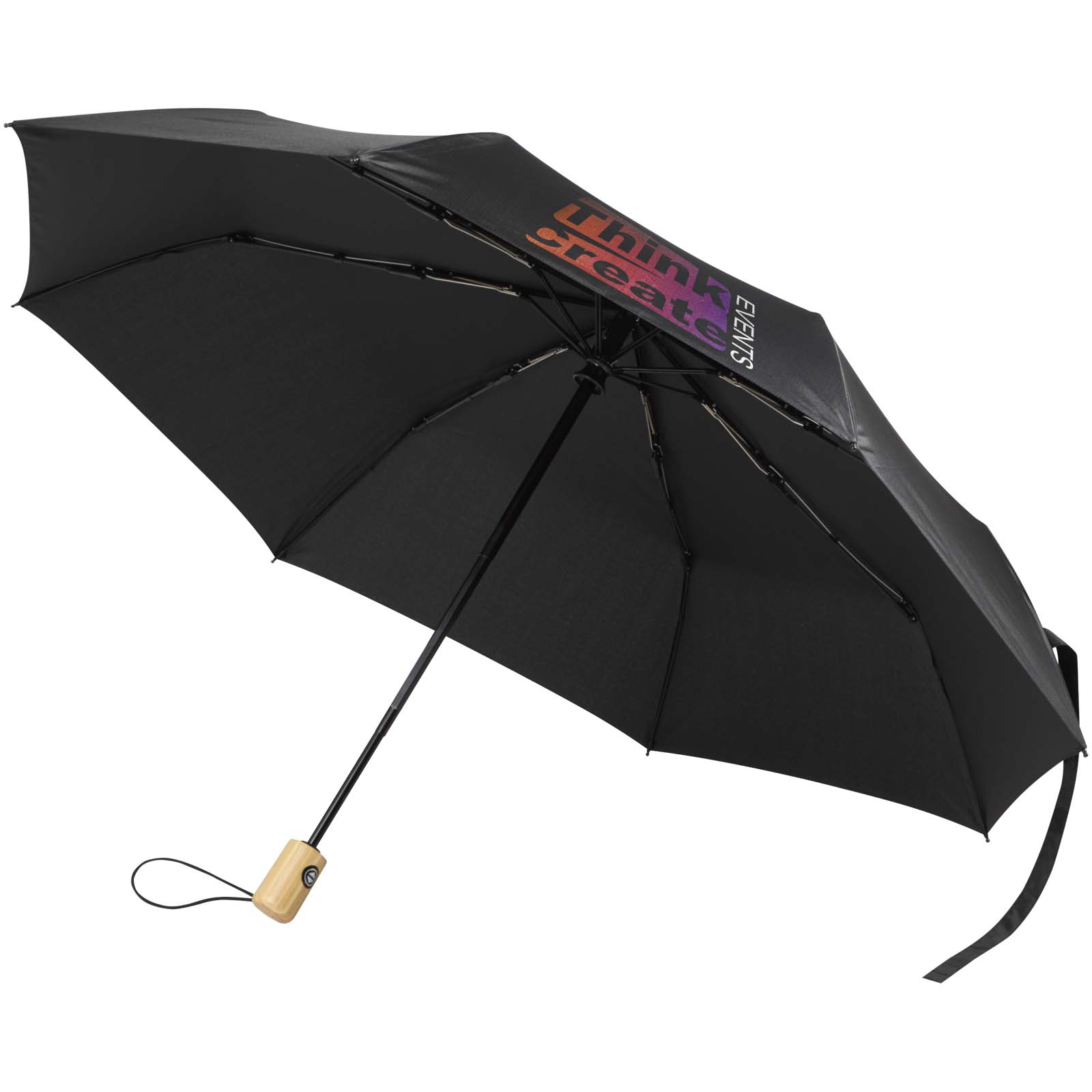 Parapluie pliable Renee de 58 cm à ouverture et fermeture automatiques