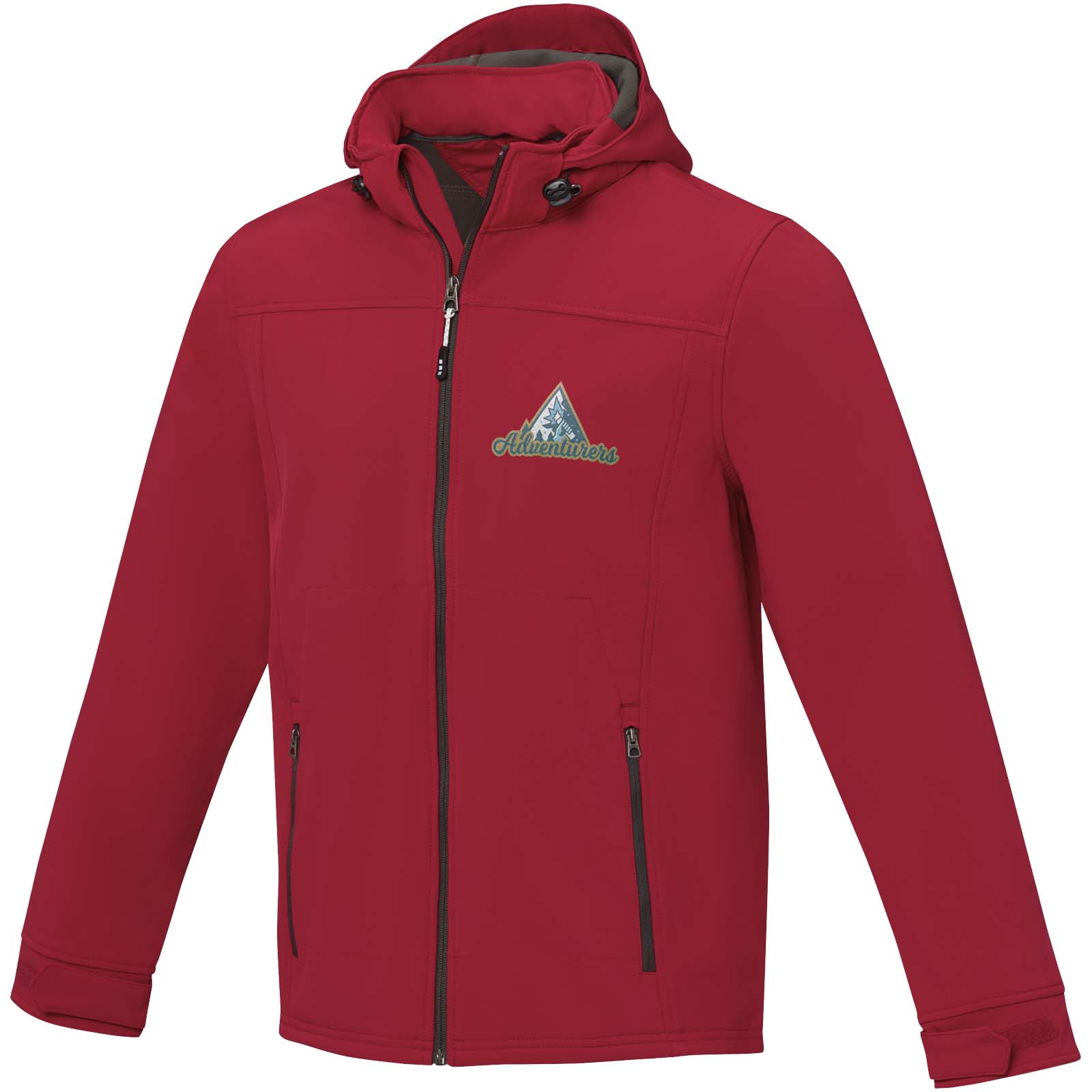 Langley men's GRS recycled softshell jacket thumbnail 3