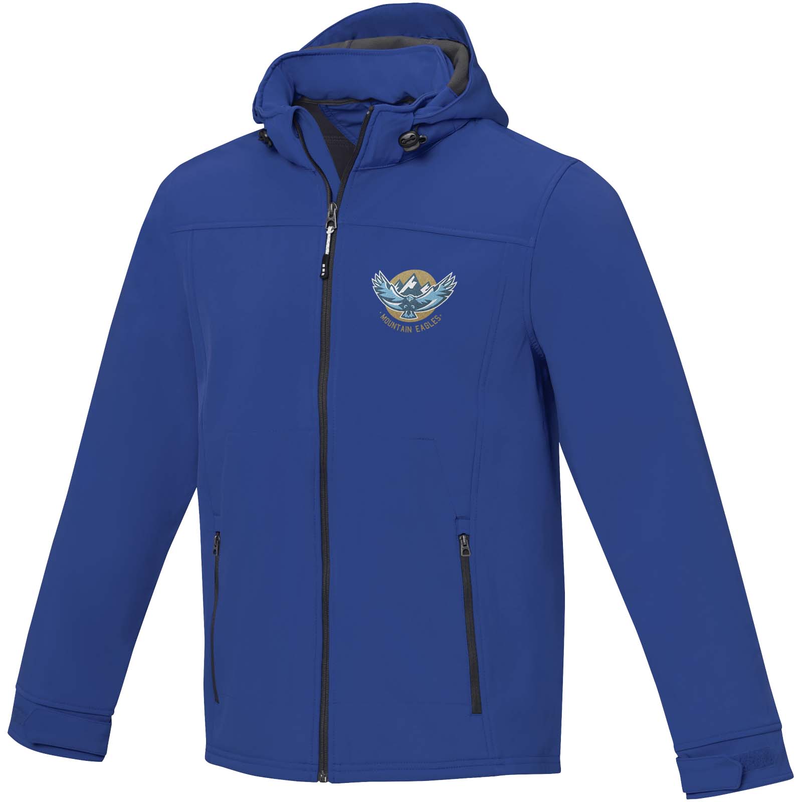 Langley men's GRS recycled softshell jacket thumbnail 3