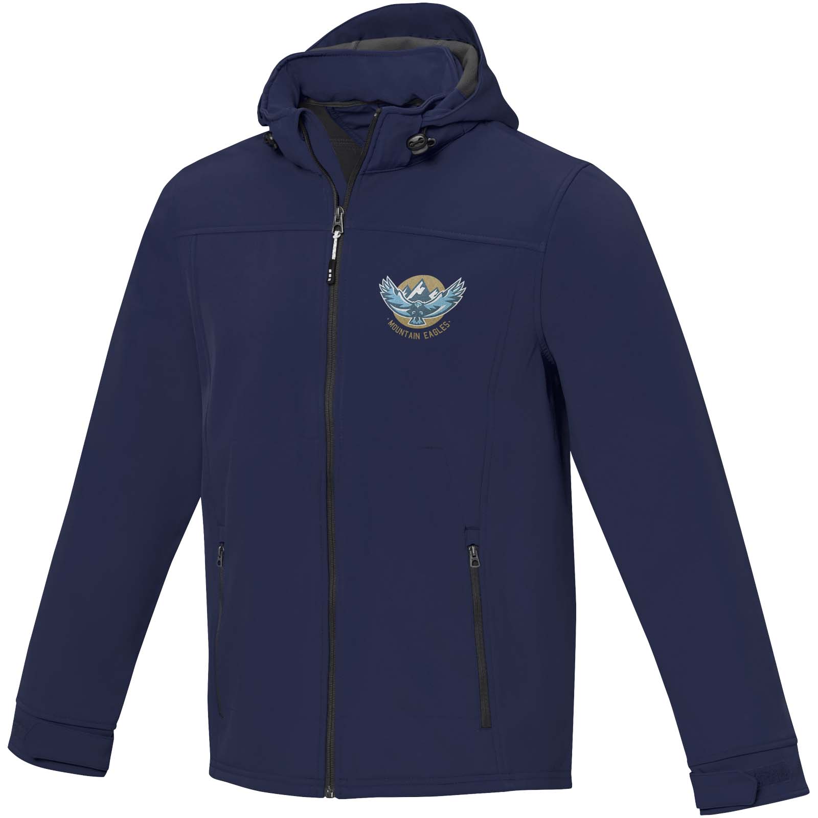 Langley men's GRS recycled softshell jacket thumbnail 3