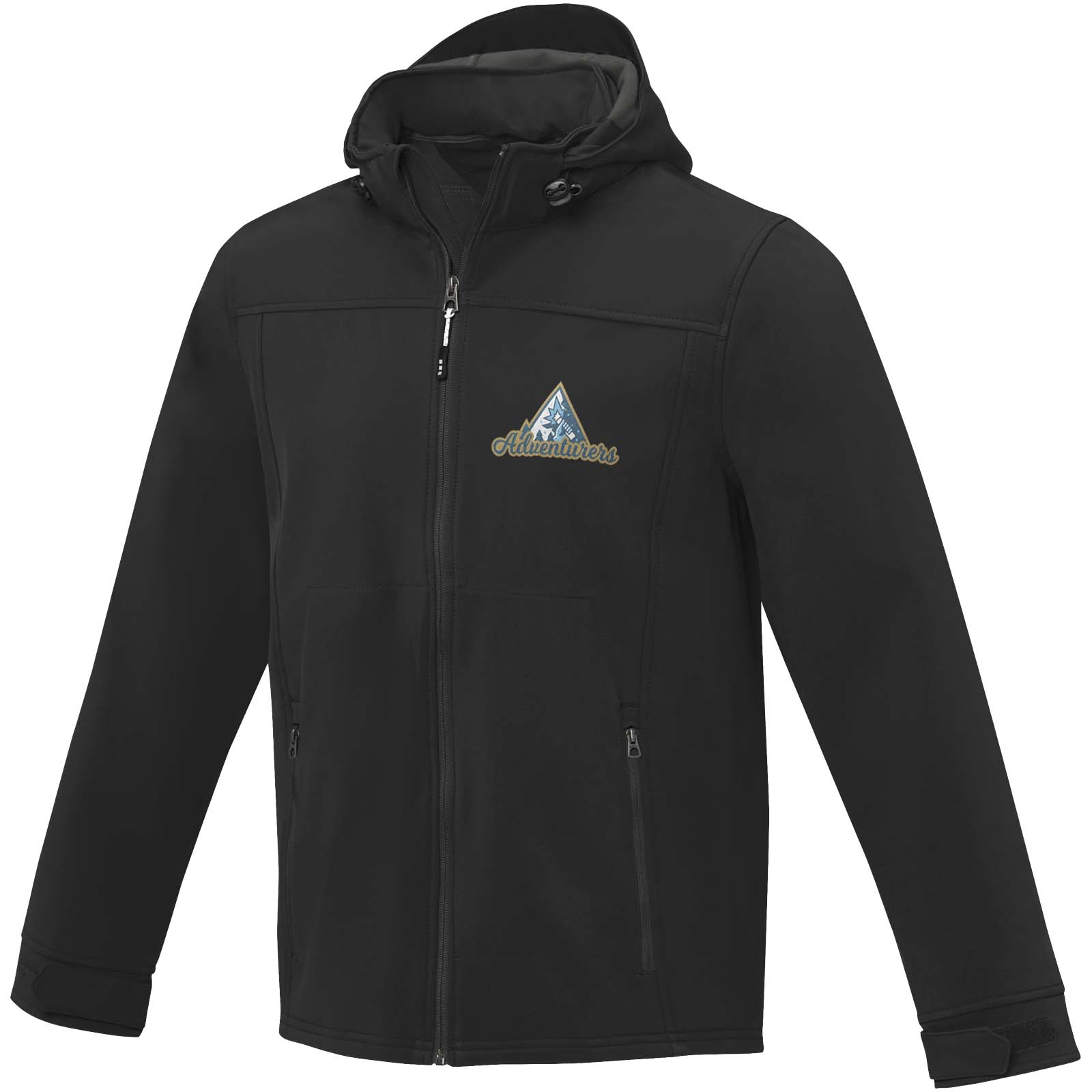Langley men's GRS recycled softshell jacket thumbnail 3