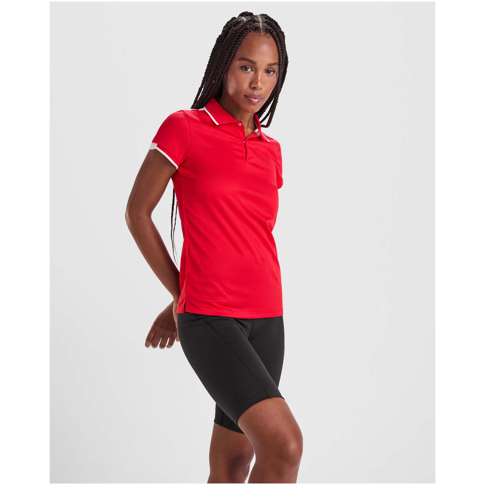Polo de sport de 150 g/m² Tamil à manches courtes pour femme
