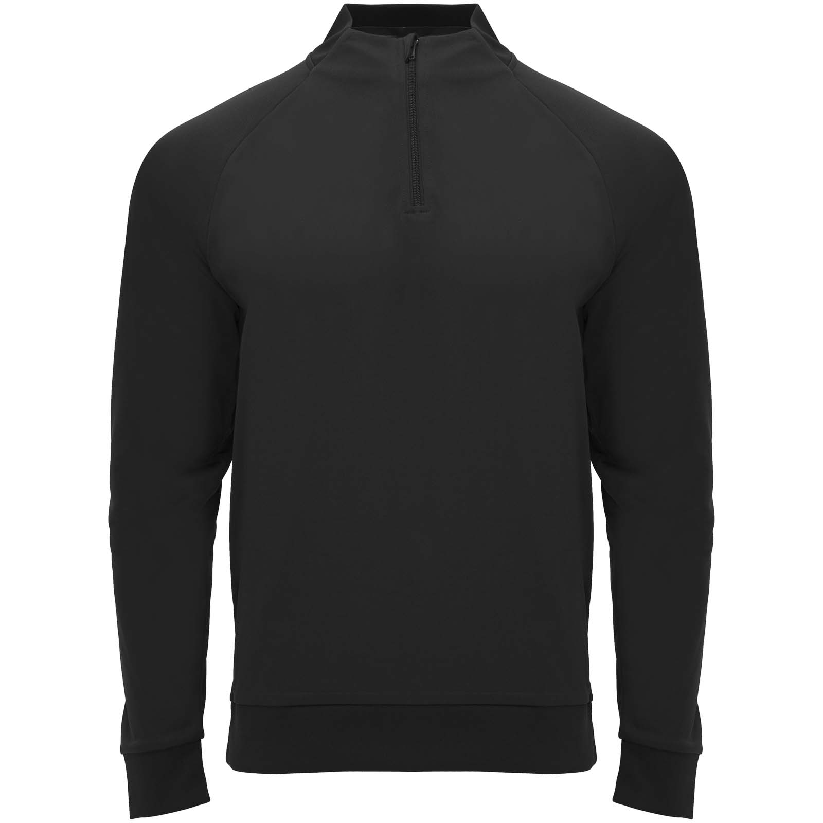 Epiro langærmet unisex sweatshirt med kvart lynlås