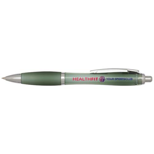 Nash RCS recycled plastic ballpoint pen with coloured barrel and grip (black ink)