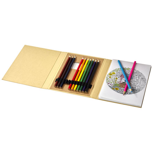 Pablo colouring set with drawing paper