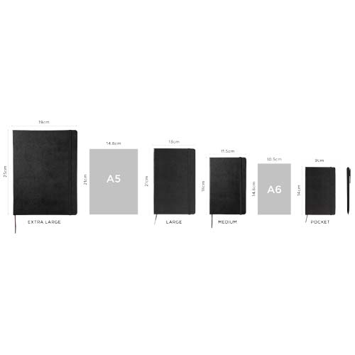 Moleskine Classic L hard cover notebook - ruled