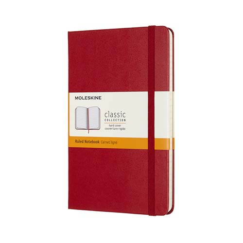 Moleskine Classic M hardcover notesbog - linjeret