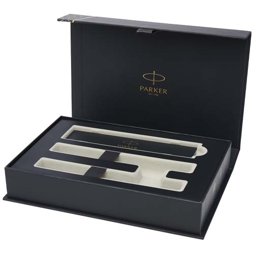 Parker IM Essentials-set med rollerball- och kulspetspenna - svart