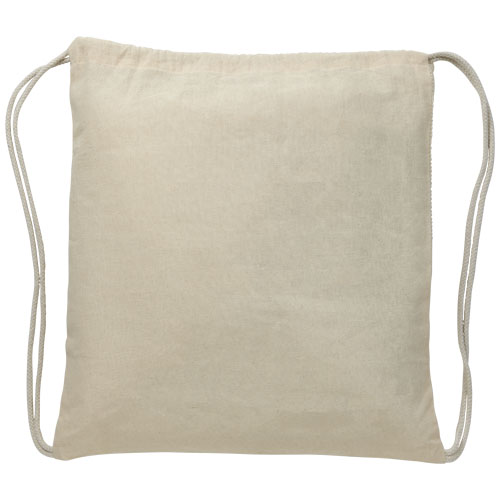 Maine mesh cotton drawstring backpack 5L