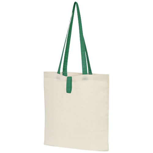 Nevada 100 g/m² cotton foldable tote bag